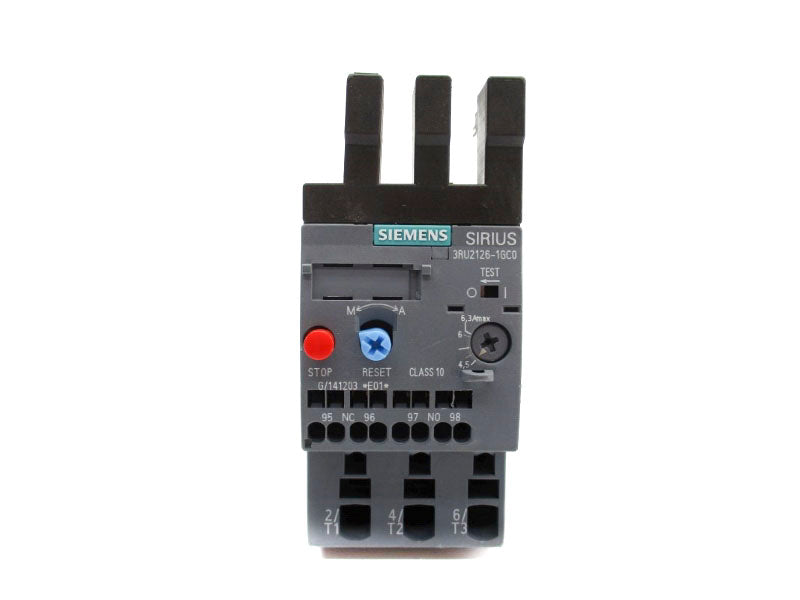 SIEMENS 3RU2126-1GC0 600VAC 4.5-6.3A NUPI