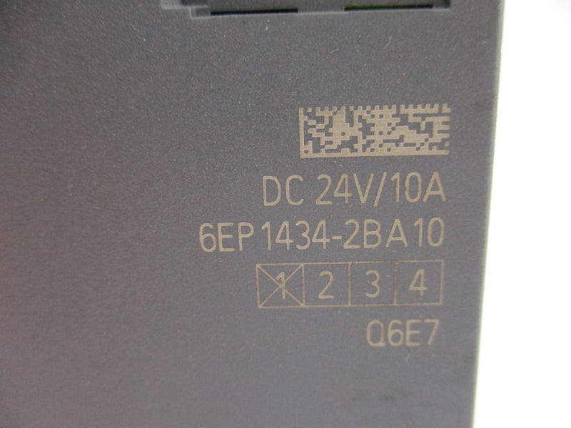 SIEMENS 6EP1434-2BA10 24VDC 10A NUPI