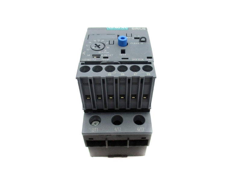 SIEMENS 3RB3026-1VB0 600VAC 10-40A NUPI