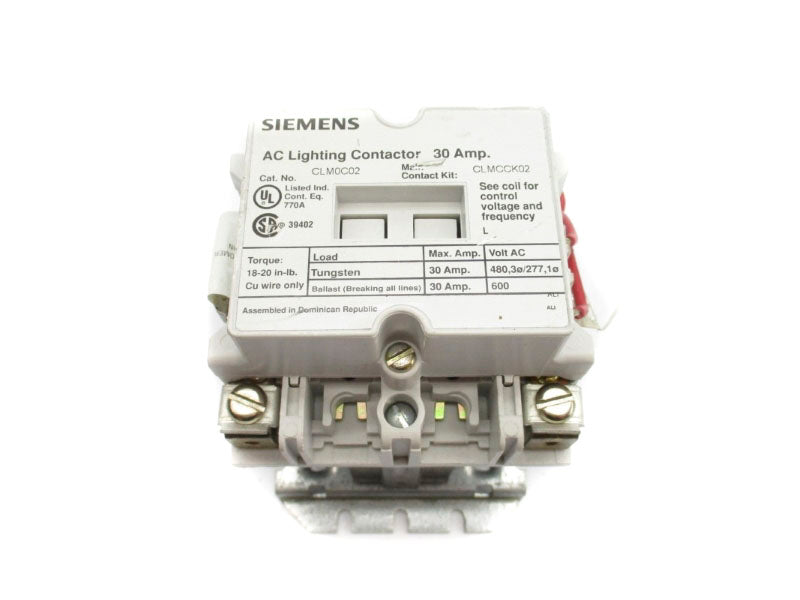 SIEMENS CLM0C02 110/120V 30A NUPI