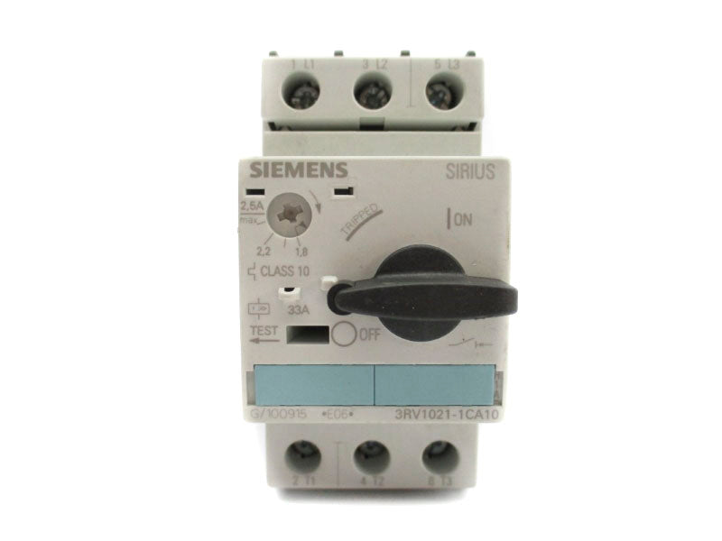 SIEMENS 3RV1021-1CA10 600V 1.8-2.5A NUPI