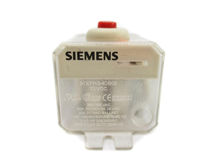 SIEMENS 3TX7113-4DB03 12VDC 25A NUPI