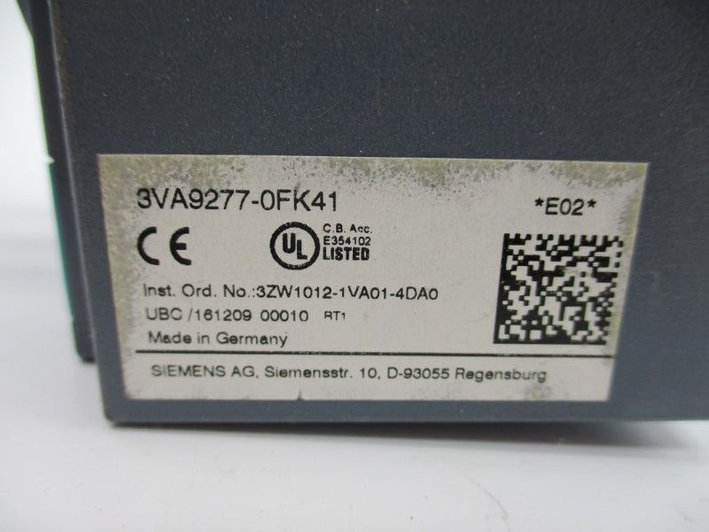 SIEMENS 3VA9277-0FK41 NUPI