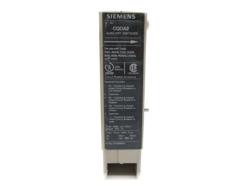 SIEMENS CQDA2 250V 15A NUPI