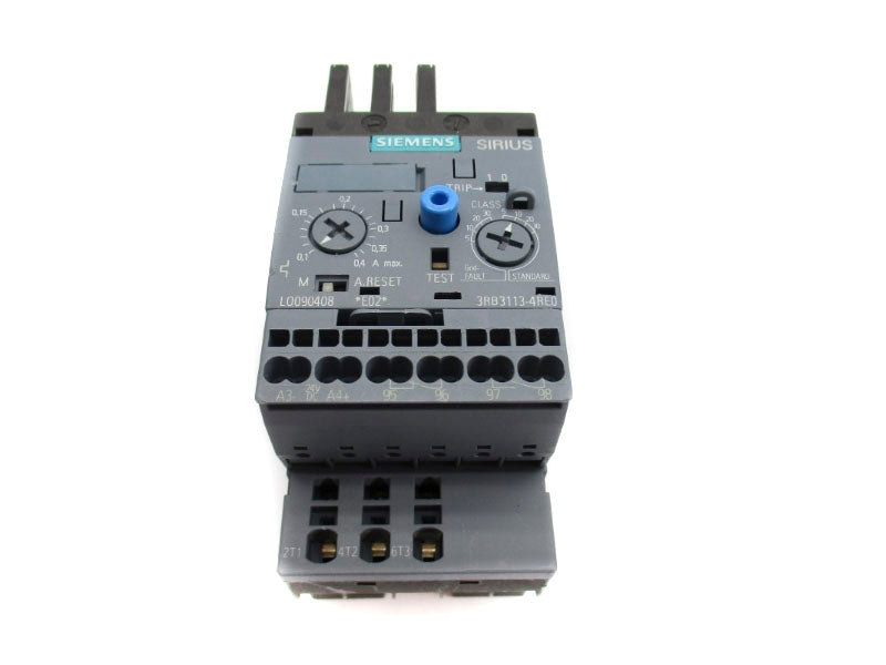 SIEMENS 3RB3113-4RE0 600VAC 0.1-0.4A NUPI