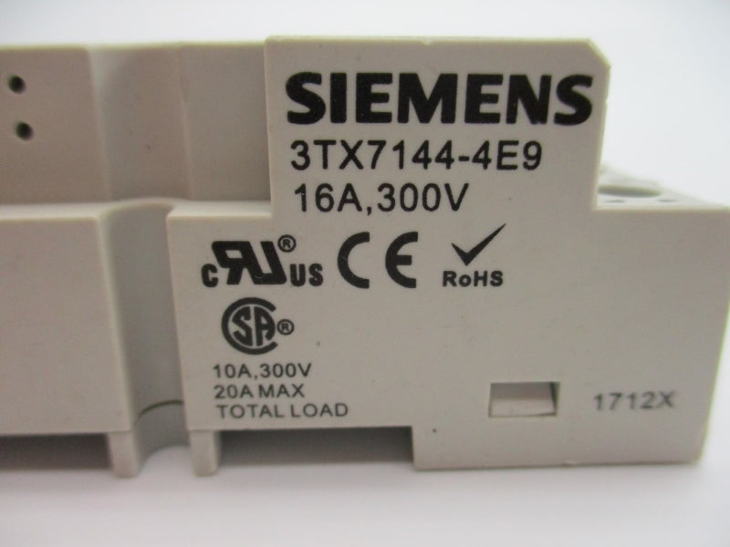 SIEMENS 3TX7144-4E9 300V 16A NUPI