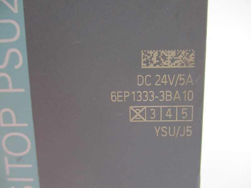 SIEMENS 6EP1333-3BA10 24VDC 5A NUPI