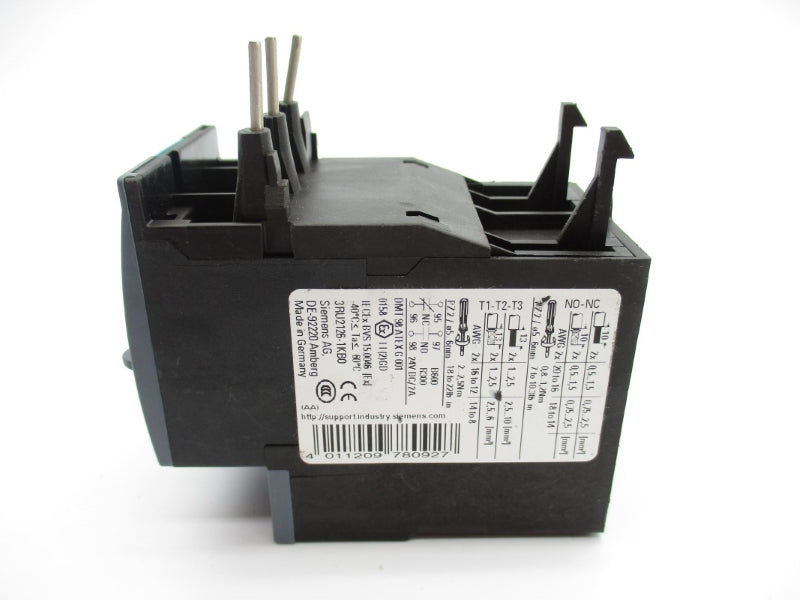 SIEMENS 3RU2126-1KB0 600VAC 9-12.5A NUPI