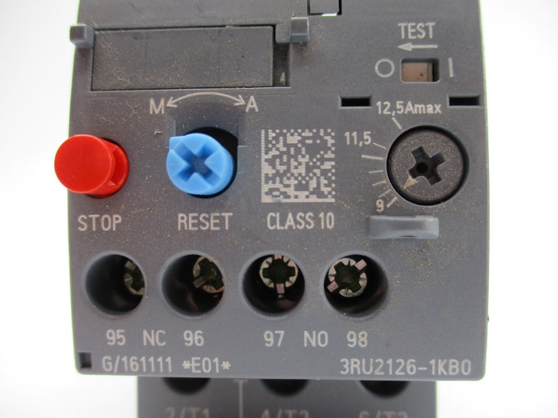 SIEMENS 3RU2126-1KB0 600VAC 9-12.5A NUPI
