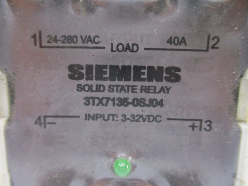 SIEMENS 3TX7135-0SJ04 24-280VAC 40A (AS PICTURED) NUPI