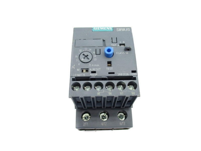 SIEMENS 3RB3026-1QB0 600VAC 6-25A NUPI