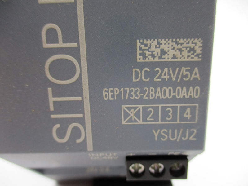 SIEMENS 6EP1733-2BA00-0AA0 24VDC 5A NUPI