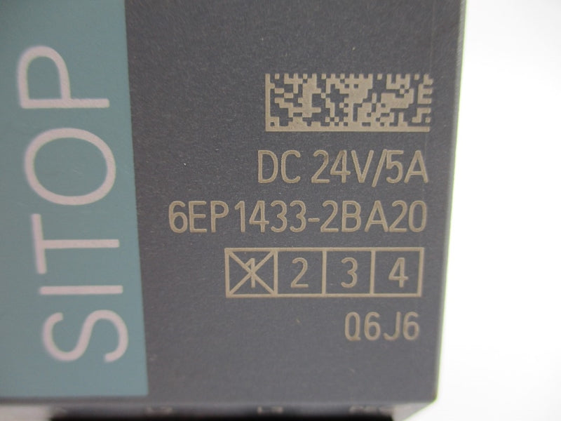 SIEMENS 6EP1433-2BA20 24VDC 5A NUPI