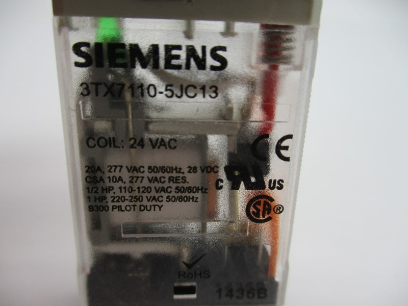 SIEMENS 3TX7110-5JC13 24VAC 20A NUPI