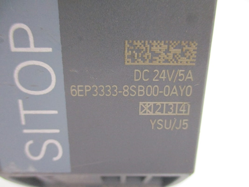 SIEMENS 6EP3333-8SB00-0AY0 24VDC 5A NUPI