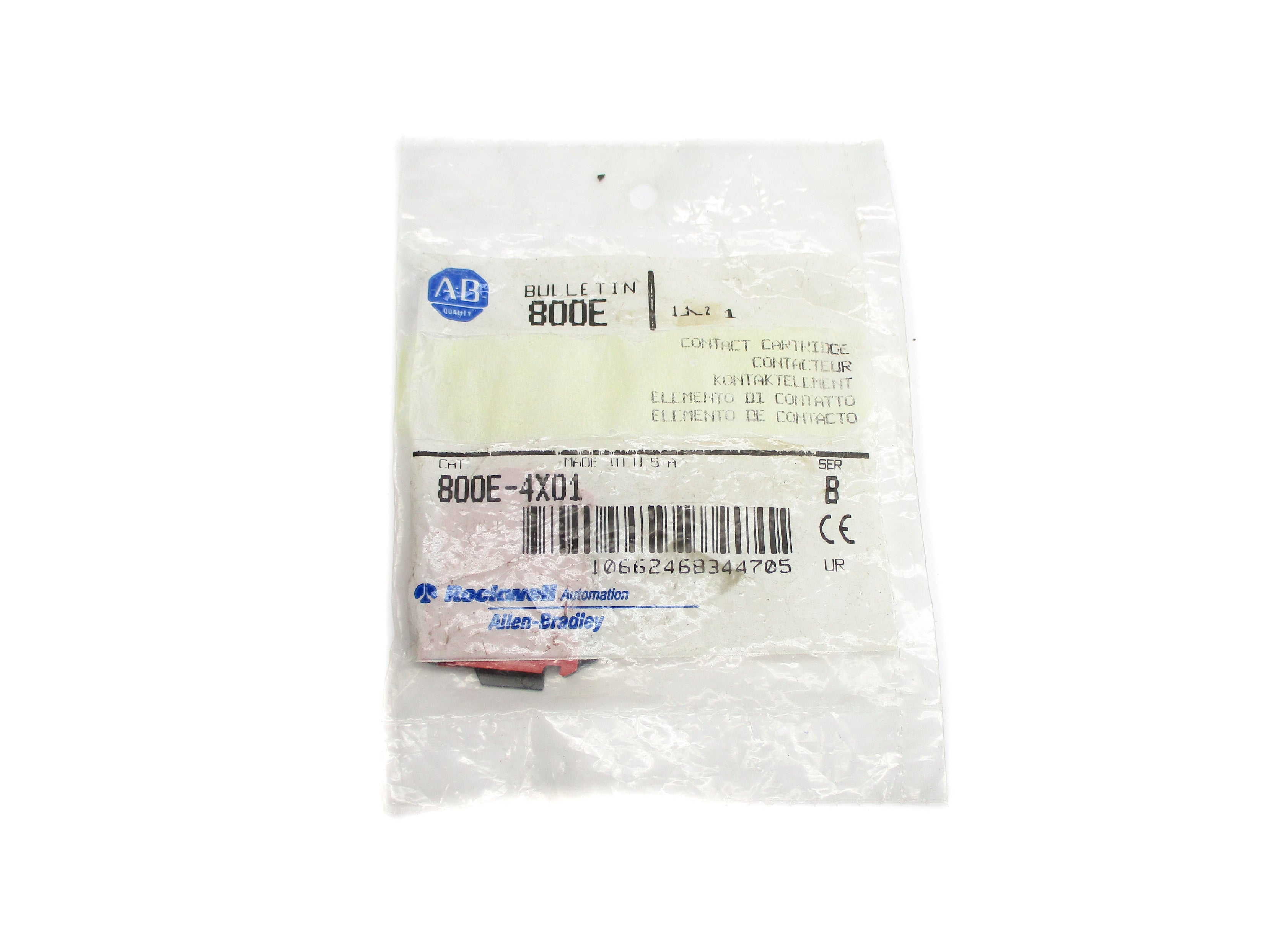 ALLEN BRADLEY 800E-4X01 SER. B NSMP