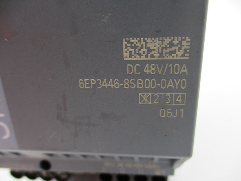 SIEMENS 6EP3446-8SB00-0AY0 48VDC 10A NUPI