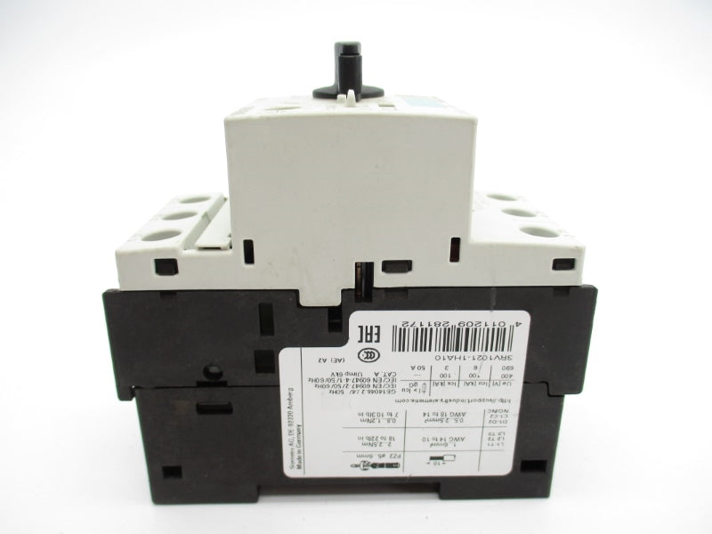 SIEMENS 3RV1021-1HA10 240V 5.5-8A NUPI