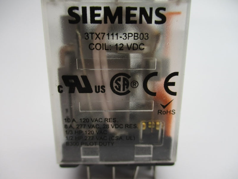 SIEMENS 3TX7111-3PB03 12VDC 10A NUPI
