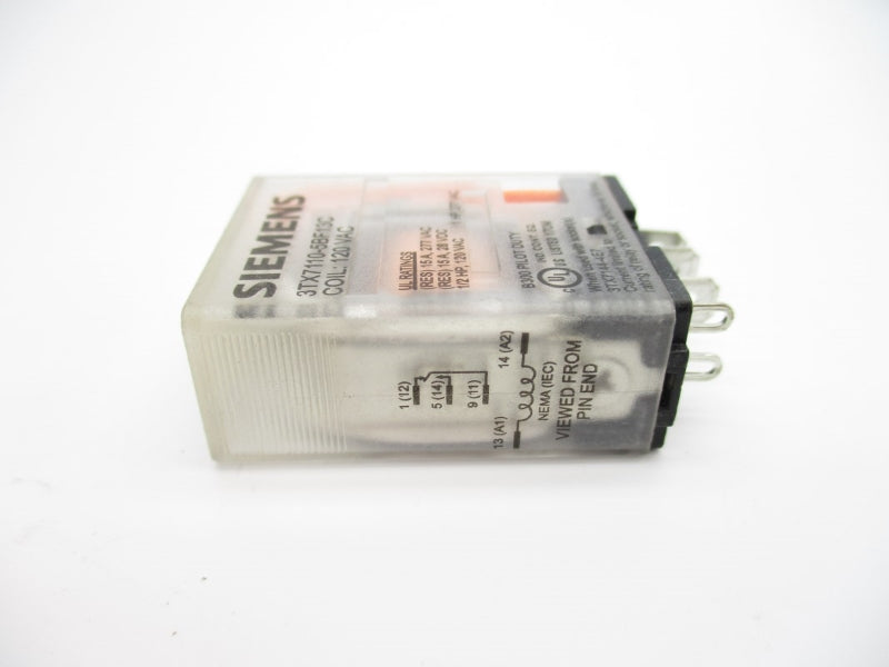 SIEMENS 3TX7110-5BF13C 120VAC 15A NUPI
