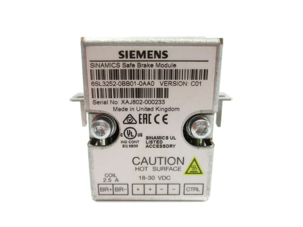 SIEMENS 6SL3252-0BB01-0AA0 18-30VDC 2.5A NUPI