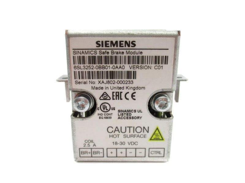 SIEMENS 6SL3252-0BB01-0AA0 18-30VDC 2.5A NUPI