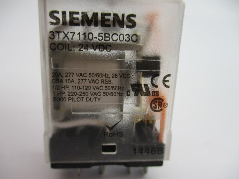 SIEMENS 3TX7110-5BC03C 24VDC 20A NUPI