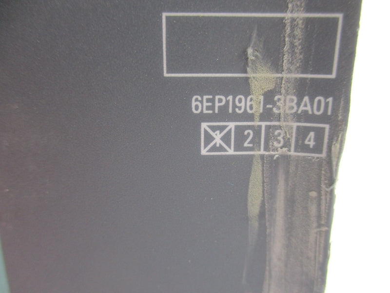 SIEMENS 6EP1961-3BA01 24-28VDC (AS PICTURED) NUPI