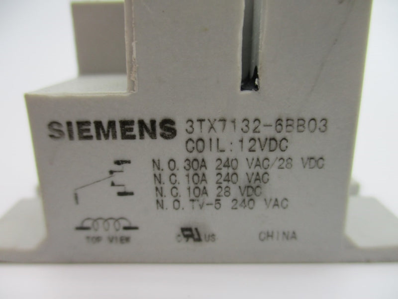 SIEMENS 3TX7132-6BB03 12VDC 30A NUPI