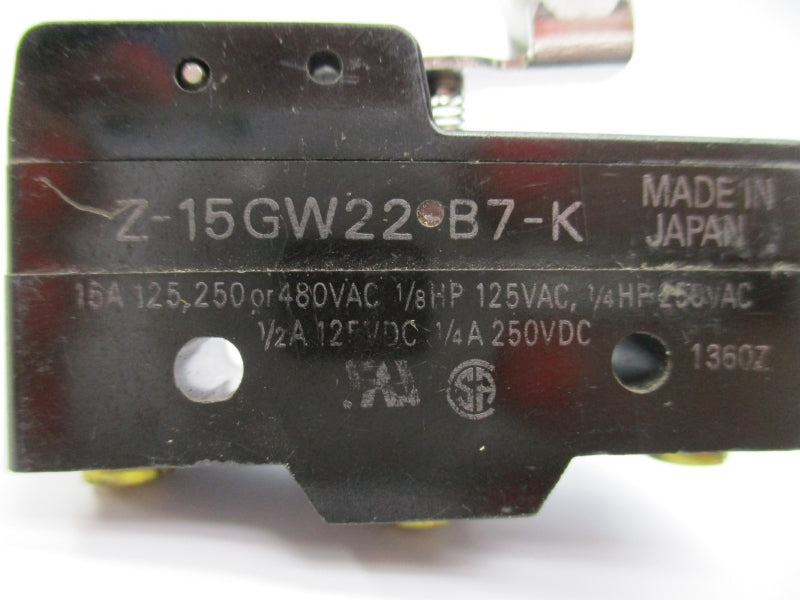 OMRON Z-15GW22B7-K 480VAC 15A NSNP