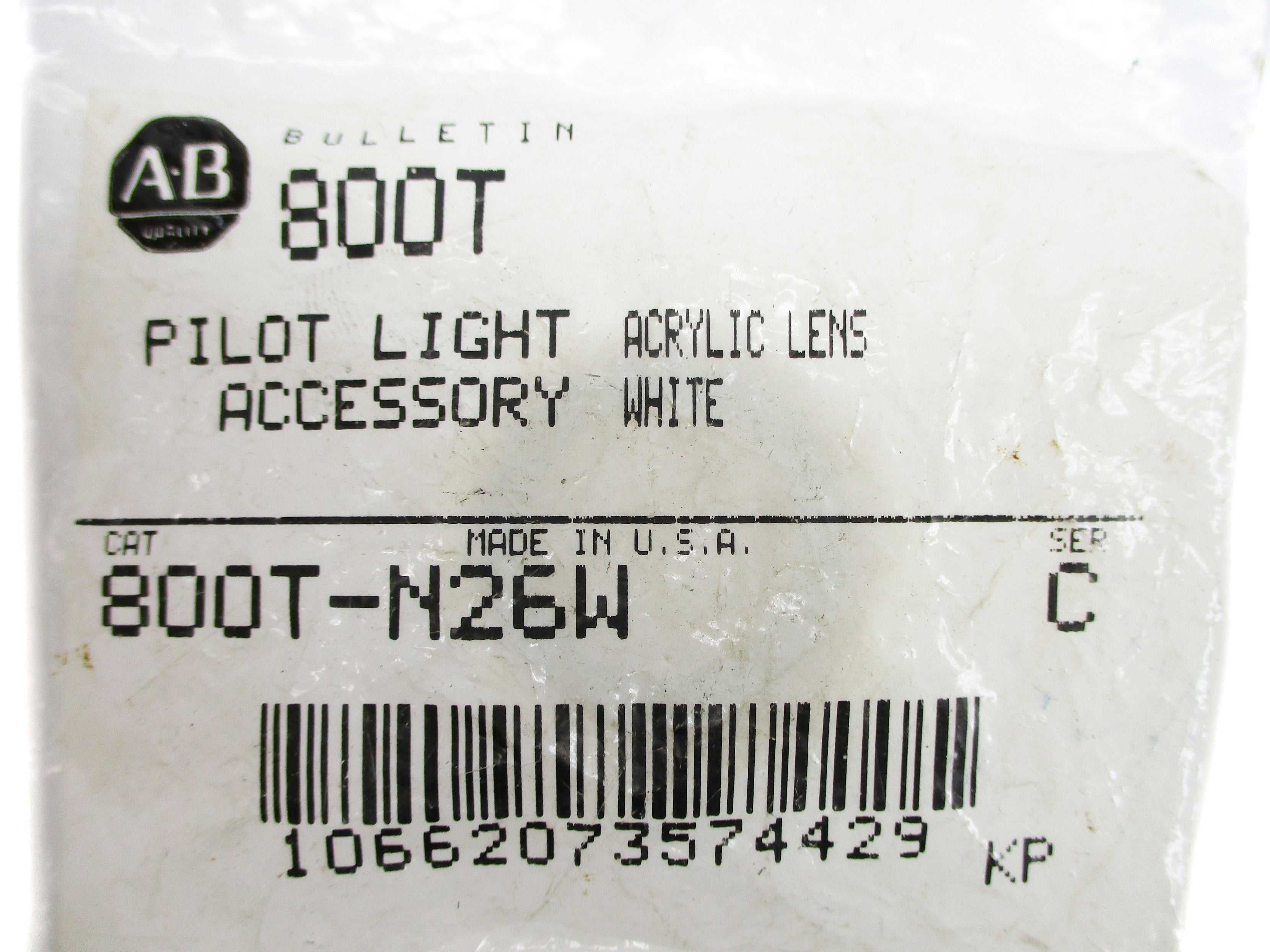 INDUSTRIAL SPARE PART 800T-N26W SER. C NSMP