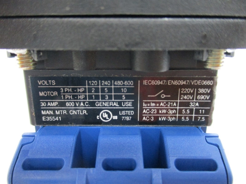 KRAUS & NAIMER KG32A K300 600VAC 30A NSNP