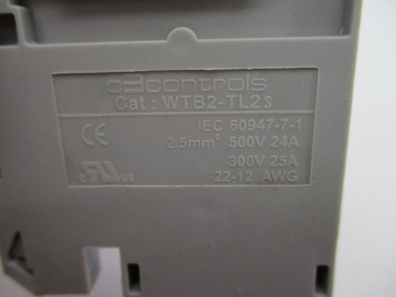 C3 CONTROLS WTB2-TL2S 500V 25A (PKG OF 10) NSMP