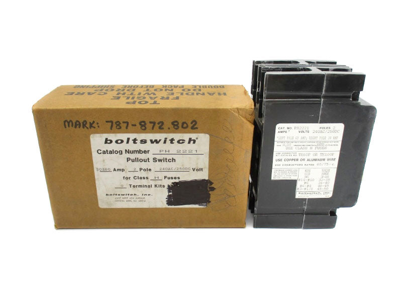 BOLTSWITCH PH2221 240VAC 30/60A NSMP