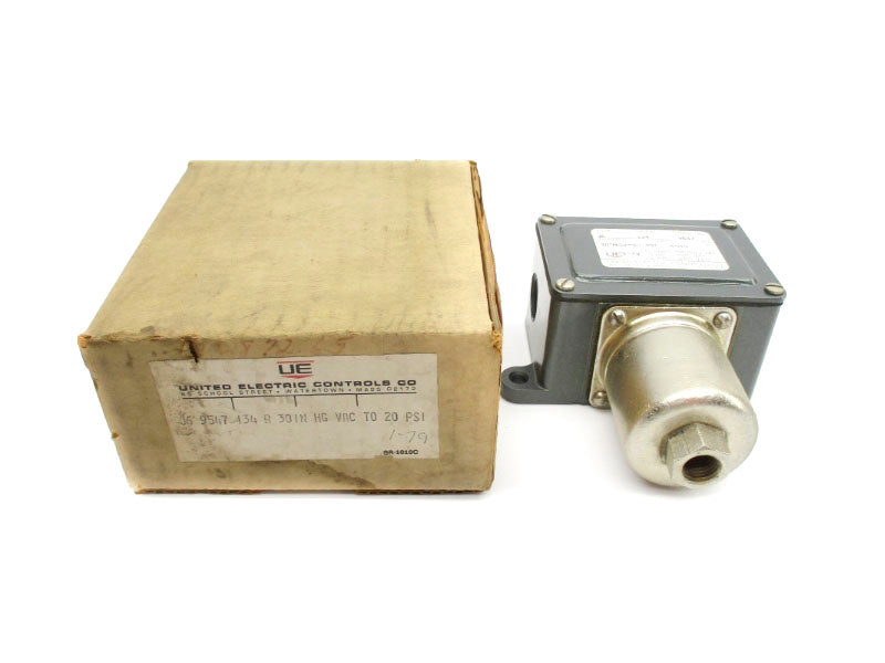 UNITED ELECTRIC J61349547 125/250VAC 15A 20PSI 1/2" NSMP