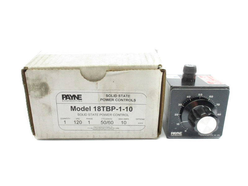 PAYNE ENGINEERING 18TBP-1-10 120VAC 10A NSMP