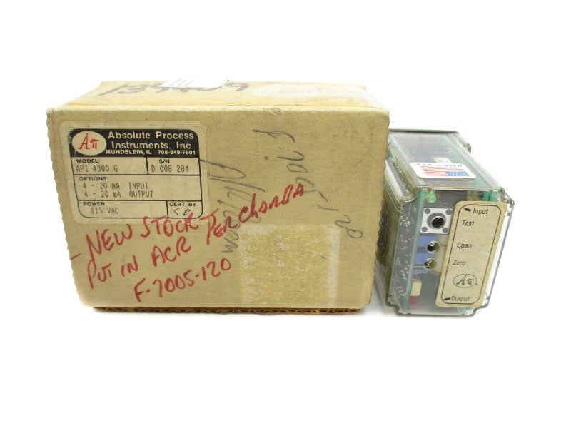 ABSOLUTE PROCESS INSTRUMENTS API4300G 115VAC NSMP