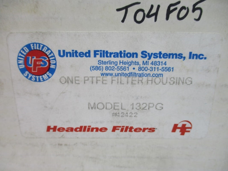 HEADLINE FILTERS 132PG 100PSI NSMP