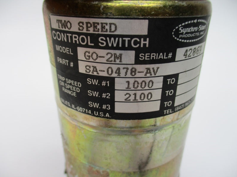 SYNCHRO-START SA-0478-AV GO-2M NSNP