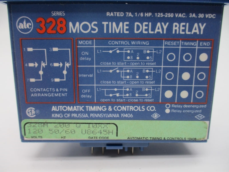 ATC 328A200Q10XX 120V UNMP
