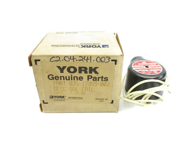 YORK 025-17355-002 SER. GQ 120V NSMP