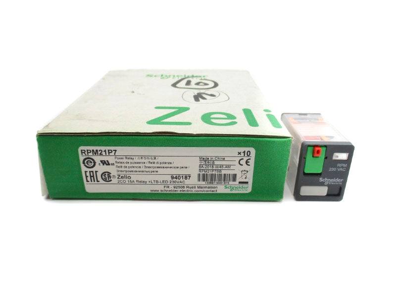 SCHNEIDER ELECTRIC RPM21P7 230VAC 15A (PKG OF 10) NSMP