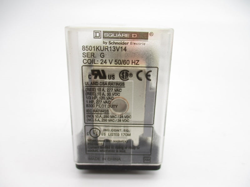 SQUARE D 8501KUR13V14 SER. G 24V 10A NSMP