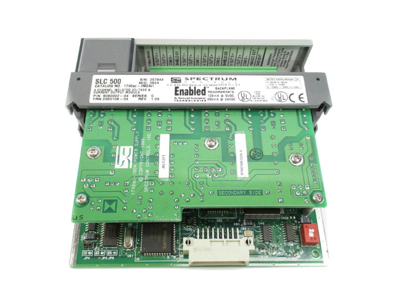 SPECTRUM CONTROLS 1746SC-INO4VI SER. C 24VDC NSNP
