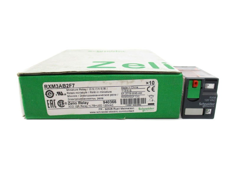 SCHNEIDER ELECTRIC RXM3AB2F7 120VAC 10A (PKG OF 10) NSMP