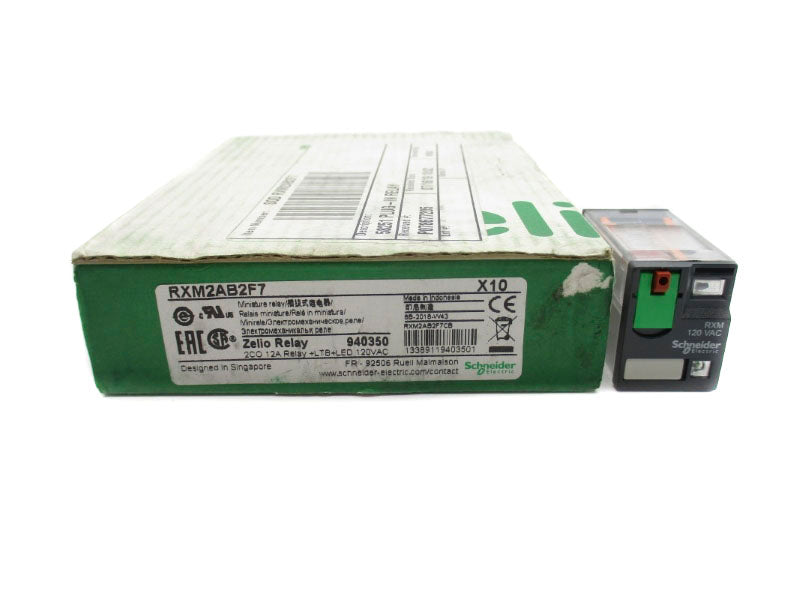 SCHNEIDER ELECTRIC RXM2AB2F7 120VAC 12A (PKG OF 10) NSMP