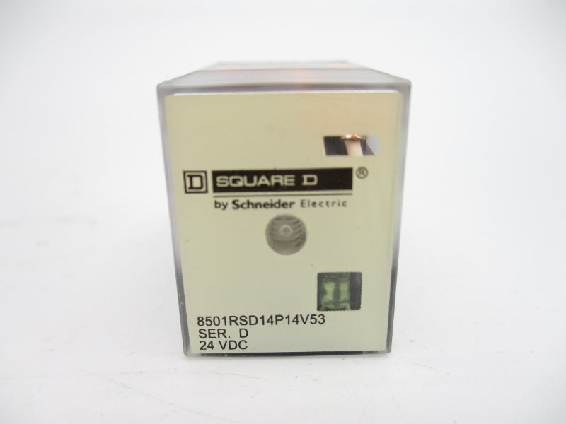 SQUARE D 8501RSD14P14V53 SER. D 24VDC 6A NSMP