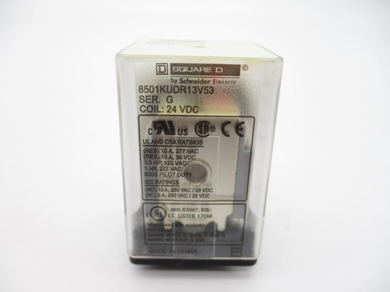 SQUARE D 8501KUDR13V53 SER. G 24VDC 10A NSMP