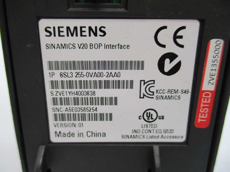SIEMENS 6SL3255-0VA00-2AA0 NSNP