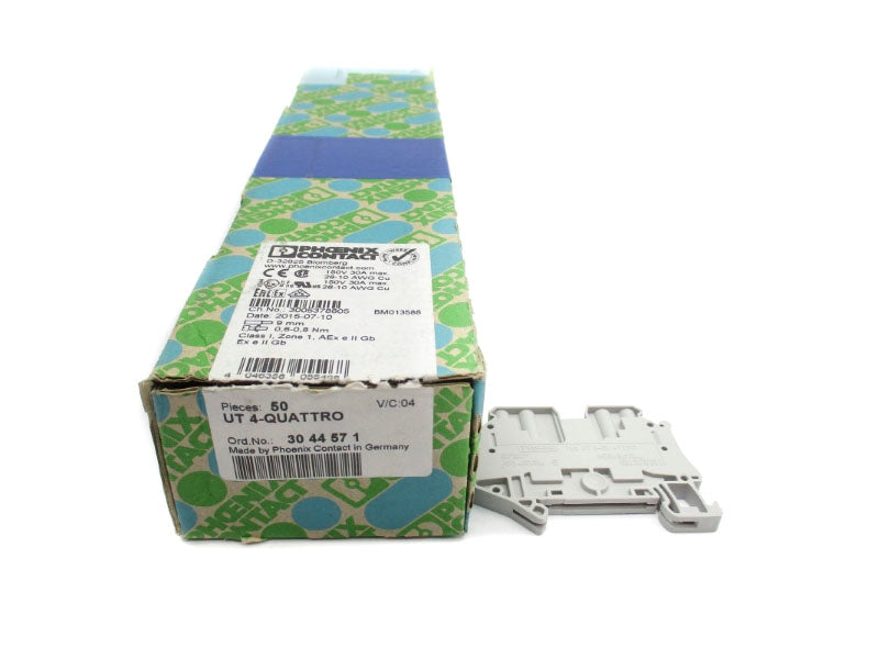 PHOENIX CONTACT UT4-QUATTRO 3044571 150V 30A (PKG OF 50) NSMP